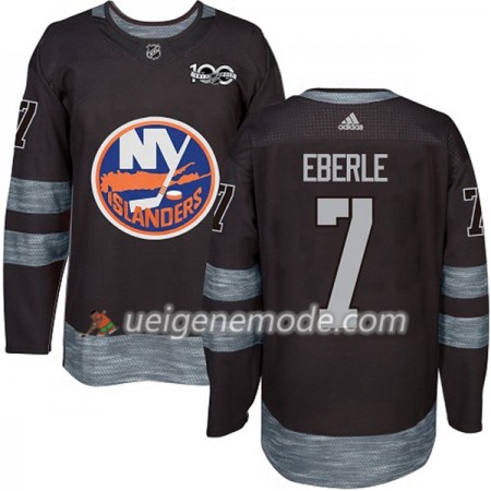 Herren Eishockey New York Islanders Trikot Jordan Eberle 7 1917-2017 100th Anniversary Adidas Schwarz Authentic